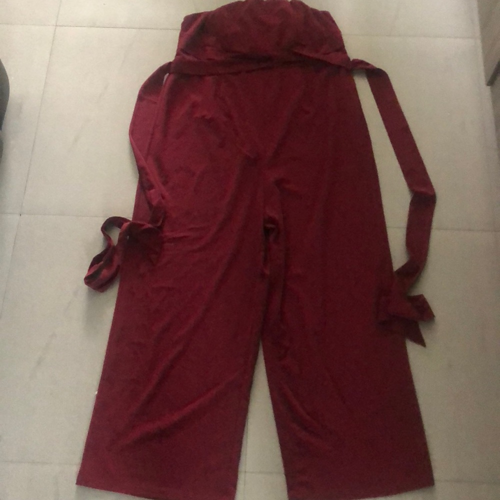 Burgundy Plus Size Jumpsuit NWT